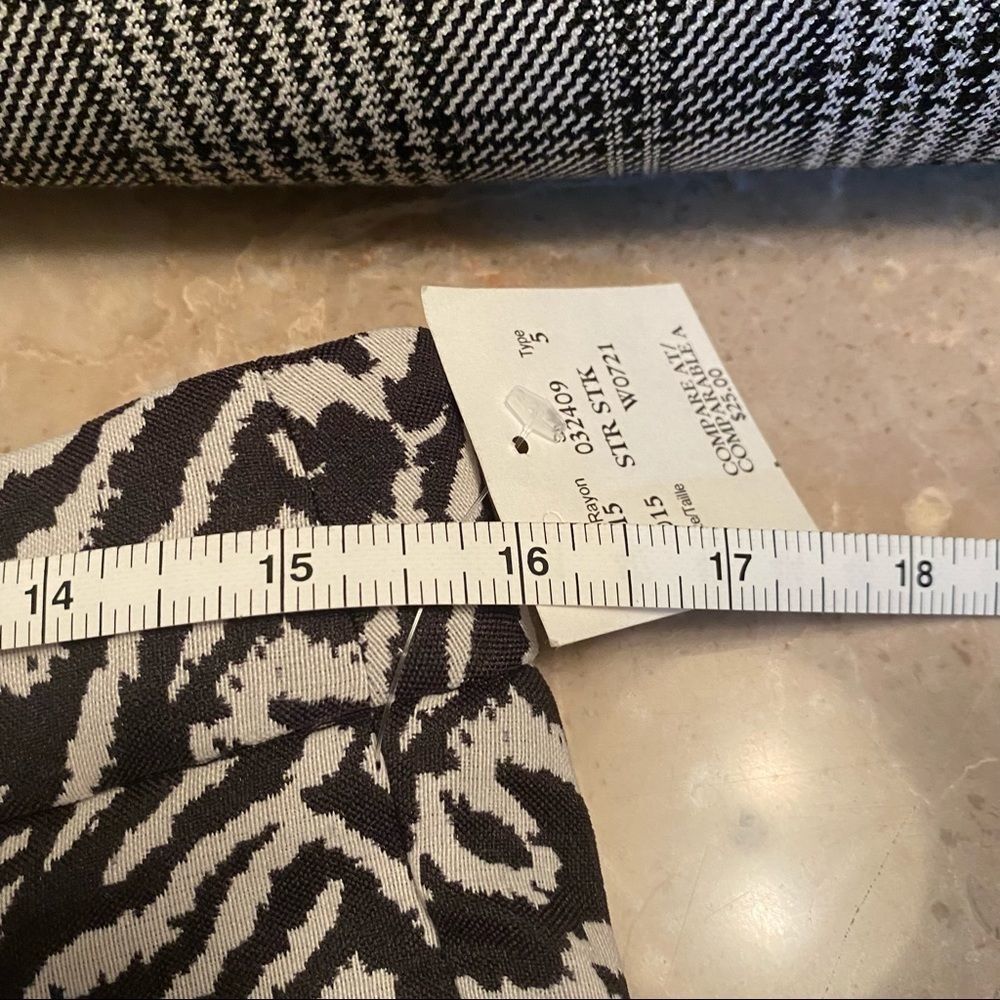 NWT Banana republic Sloan animal print trousers size 6 - Picture 6 of 7